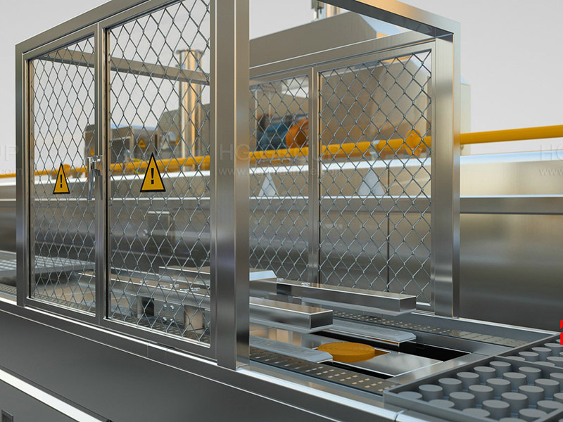 خط إنتاج الكعك المحشو/كعك الكاسات