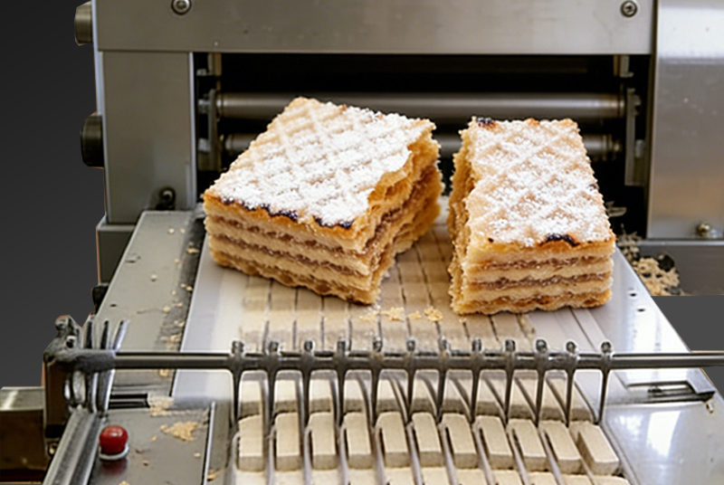 خط إنتاج بسكويت الويفر