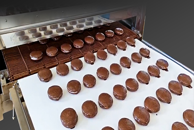 خط إنتاج فطائر الشوكولاتة